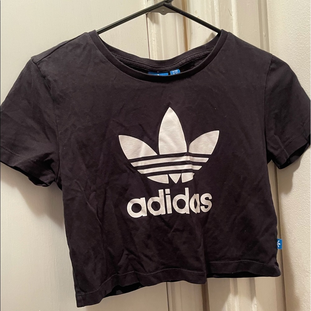Black Adidas Croptop